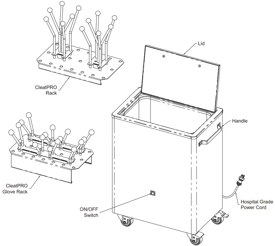 Whitehall T 12 M CC CleatPRO Mobile Cleast Steamer - fig1
