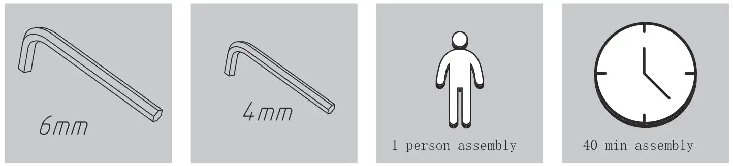 lowes 44868132 Lounge Chair - TOOLS REQUIRED