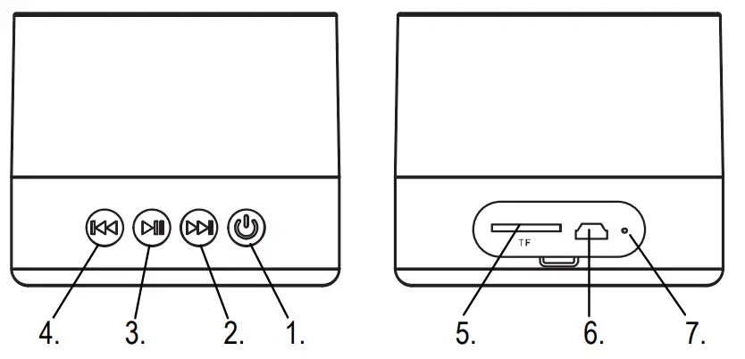 Leader Premiums AE0151 Bamboo Wireless Light Up Speaker fig
