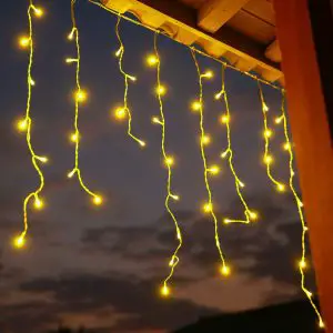 Kmart 43069798 250 LED Warm White ICICLE Lights