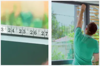 HIDBEA VC-TJ10-90500 2 Measure the size of the window