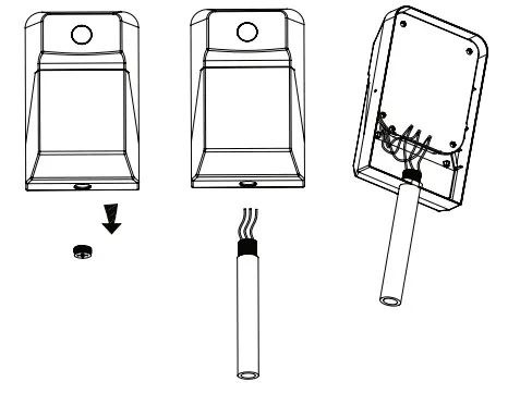 superbrightleds MWP Series Mini LED Wall Pack - Remove knockout