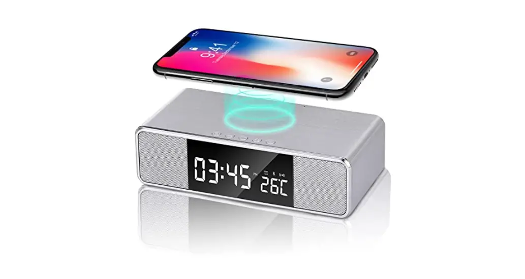 Ygon Msl-6019q Dual Speaker Wireless Charging Desk Clock Instruction Manual