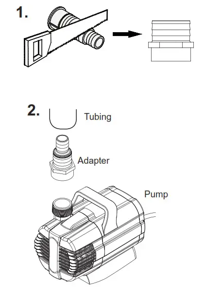Oase 45423 Waterfall Pump - Installation