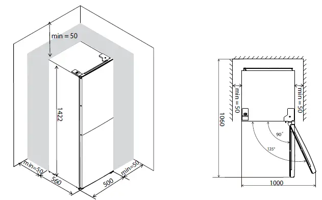 TOMADO-TCR1420W -ridge-Freezer-Combi-2