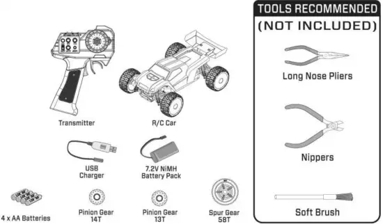 Carisma GT24TR 1 24 Scale Micro 4WD Truggy - box