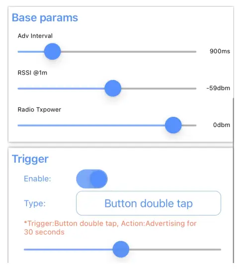 MINEW Mini Beacon Plus - base params 2