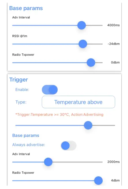 MINEW Mini Beacon Plus - base params 3