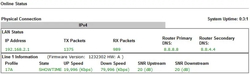 DrayTek Vigor 160 Series Fast Modem 13