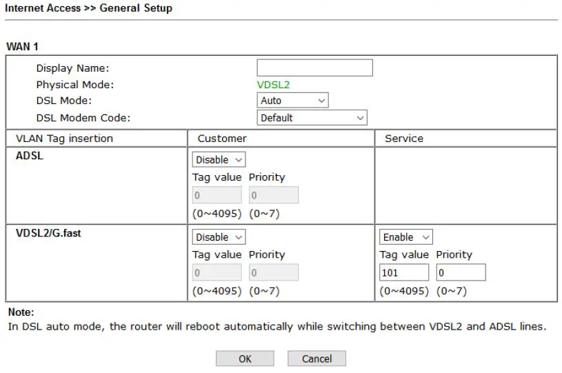 DrayTek Vigor 160 Series Fast Modem 14