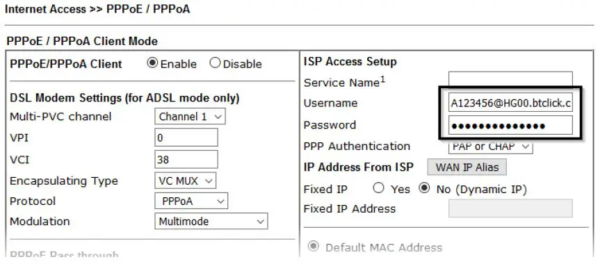 DrayTek Vigor 160 Series Fast Modem 18