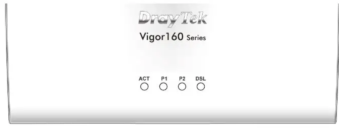 DrayTek Vigor 160 Series Fast Modem 3