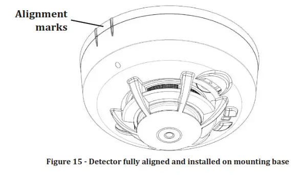 apollo 5100060X Wireless Combination Smoke CO Detector - Alignment