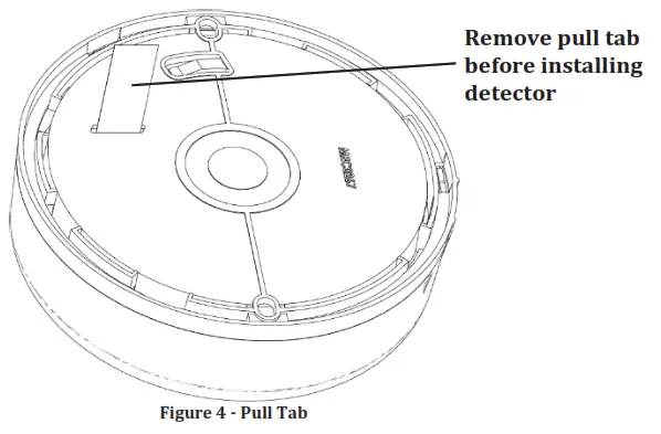 apollo 5100060X Wireless Combination Smoke CO Detector - Remove pull tab