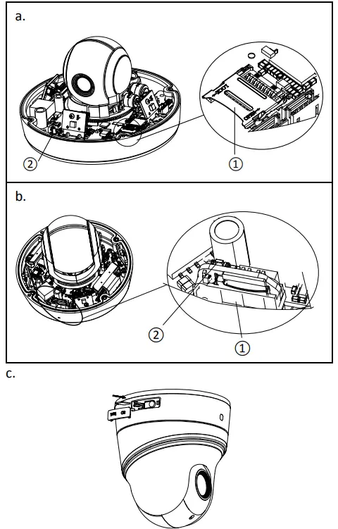 HIKVISION Pano Vu Mini Series IR Network PTZ Camera - parts 2b