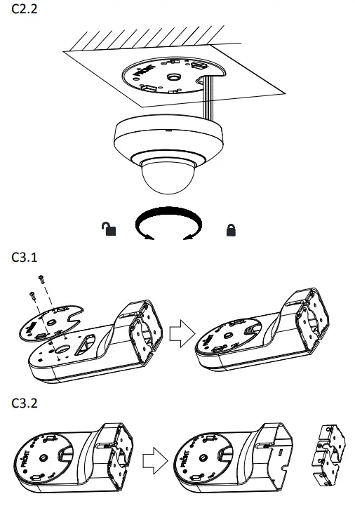 HIKVISION Pano Vu Mini Series IR Network PTZ Camera - parts 3