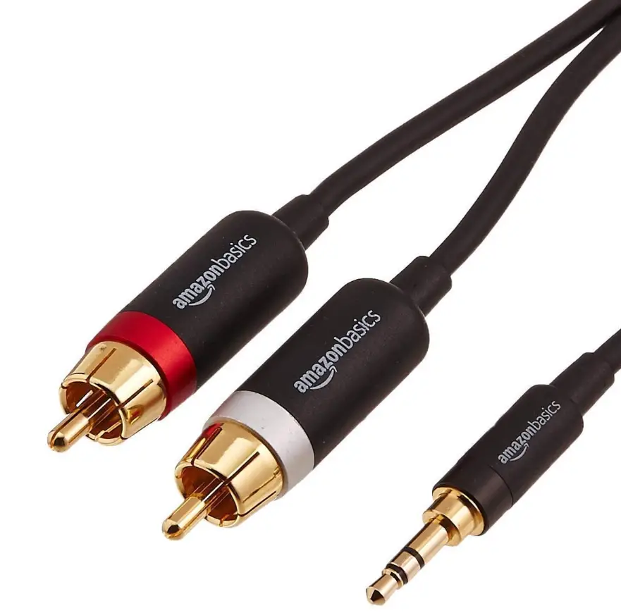 Amazon Basics 3.5mm To 2-male Rca Adapter Audio Stereo Cable-complete Features/user Guide Amazon Basics 3.5mm To 2-male Rca Adapter Audio Stereo Cable-complete Features/user Guide