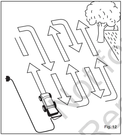 MURRAY EC320 32cm Electric Corded Lawn Mower - cutting the cord