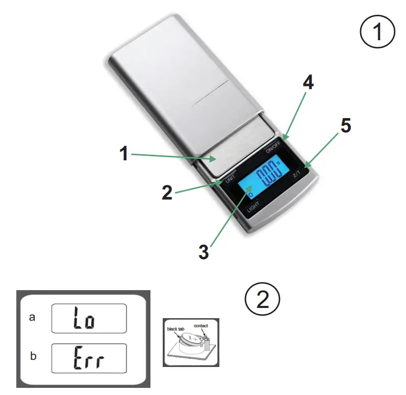 ADLER AD 3168 Precision Scale (Best for Jwellery Weight) User Manual - Product Overview