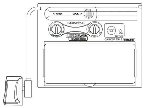 LINCOLN ELECTRIC IMT10358 ELECTRIC Auto Darkening Helmet - Variable shade