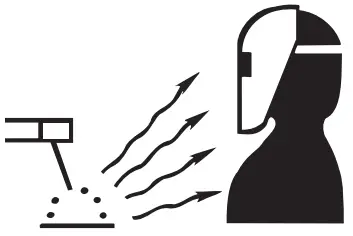 LINCOLN ELECTRIC IMT10358 ELECTRIC Auto Darkening Helmet - WARNING