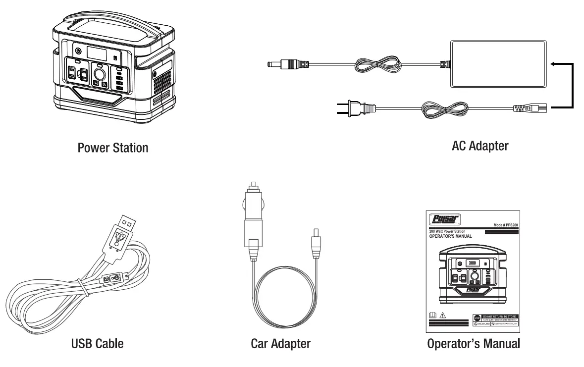 Pulsar PPS200 200 Watt Power Station - fig1