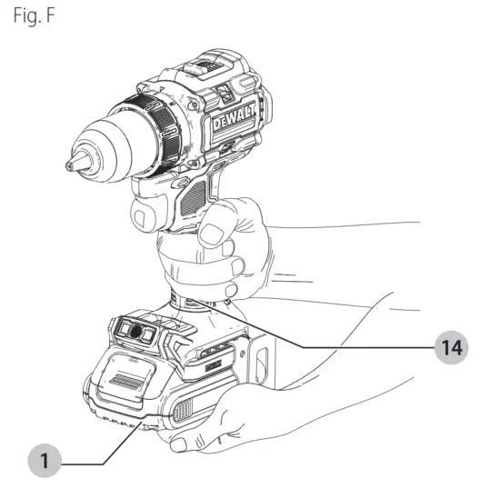 DEWALT-DCD805-20-Volt-Compact Cordless-1/2-Inch-Hammer-Drill-Operation