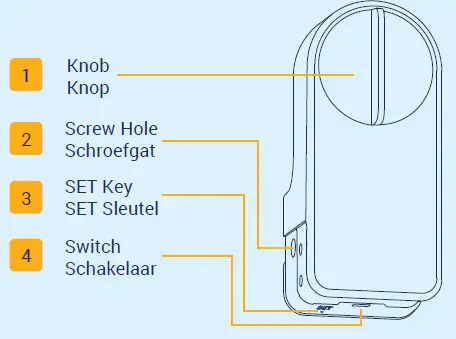 smart home beveiliging R5NXWZ4G89NW Smart Lock-2