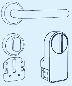 smart home beveiliging R5NXWZ4G89NW Smart Lock-9