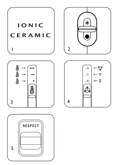 ROWENTA CV7650D0 Silence Infinipro Sensor Dryer - fig1