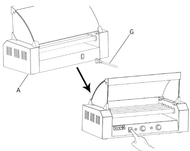 VIVO-HOTDG-V205-Five-Roller-Electric-Hot-Dog-Machine-with-Sanitation-Hood-fig11