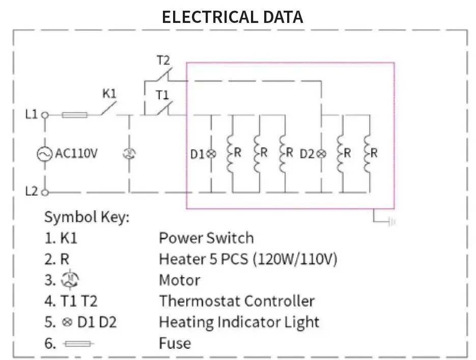 VIVO-HOTDG-V205-Five-Roller-Electric-Hot-Dog-Machine-with-Sanitation-Hood-fig3