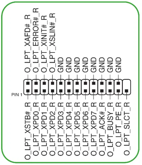 ASUS Prime H510M R Motherboard - LPT header