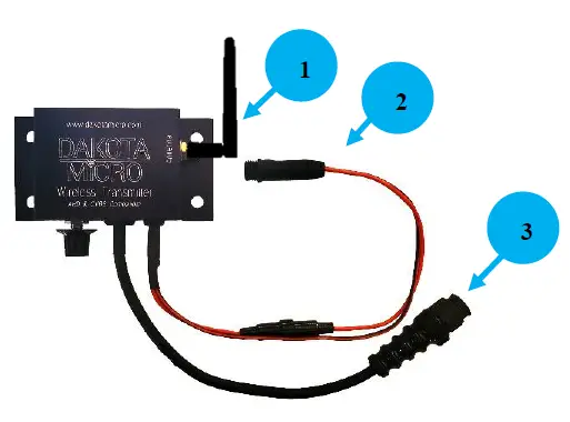DAKOTA MICRO DM-HRX AHD Wireless Waterproof Receiver and Transmitter Kits-FIG10