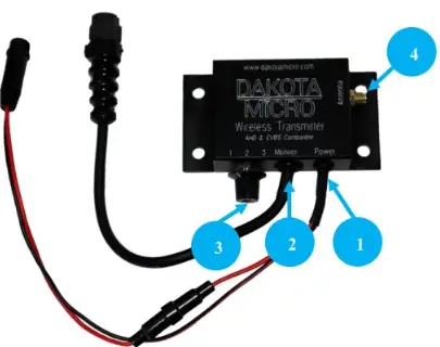 DAKOTA MICRO DM-HRX AHD Wireless Waterproof Receiver and Transmitter Kits-PROD