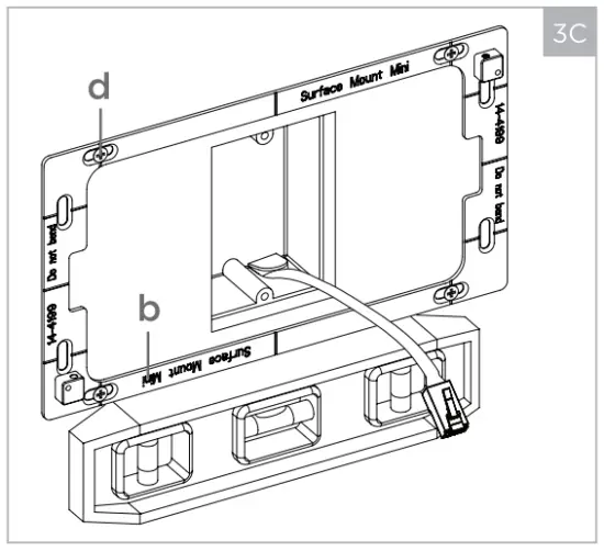IPORT 70700 Surface Mount Bezel for iPad Mini - 11