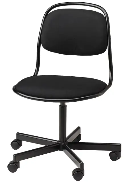 IKEA 293.030.73 ORFJALL Swivel Chair Black Vissle product