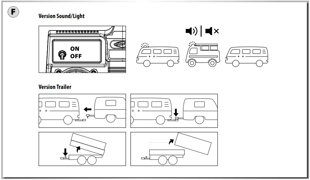 CARSON 1 87 Line VW T1 Samba Bus w Trailer 2.4G RTR - Fig 40