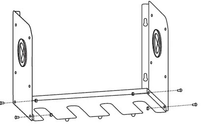 Montezuma MPSO-4B 4-BAY POWER TOOL ORGANIZER FIG 4