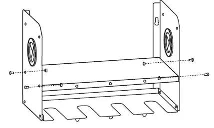 Montezuma MPSO-4B 4-BAY POWER TOOL ORGANIZER FIG 5