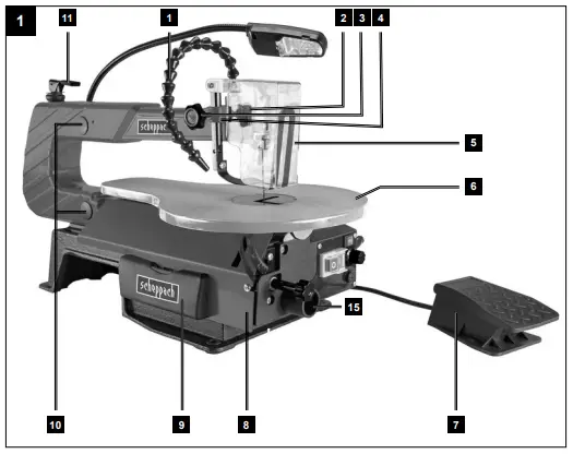 Scheppach DECO-XLS Electric Scroll Saw-fig2