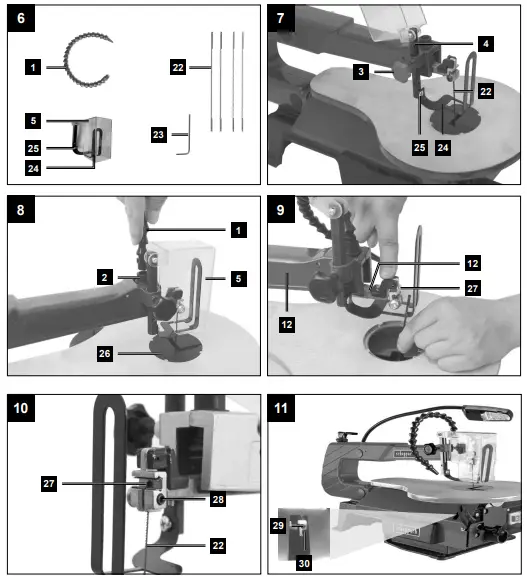 Scheppach DECO-XLS Electric Scroll Saw-fig6