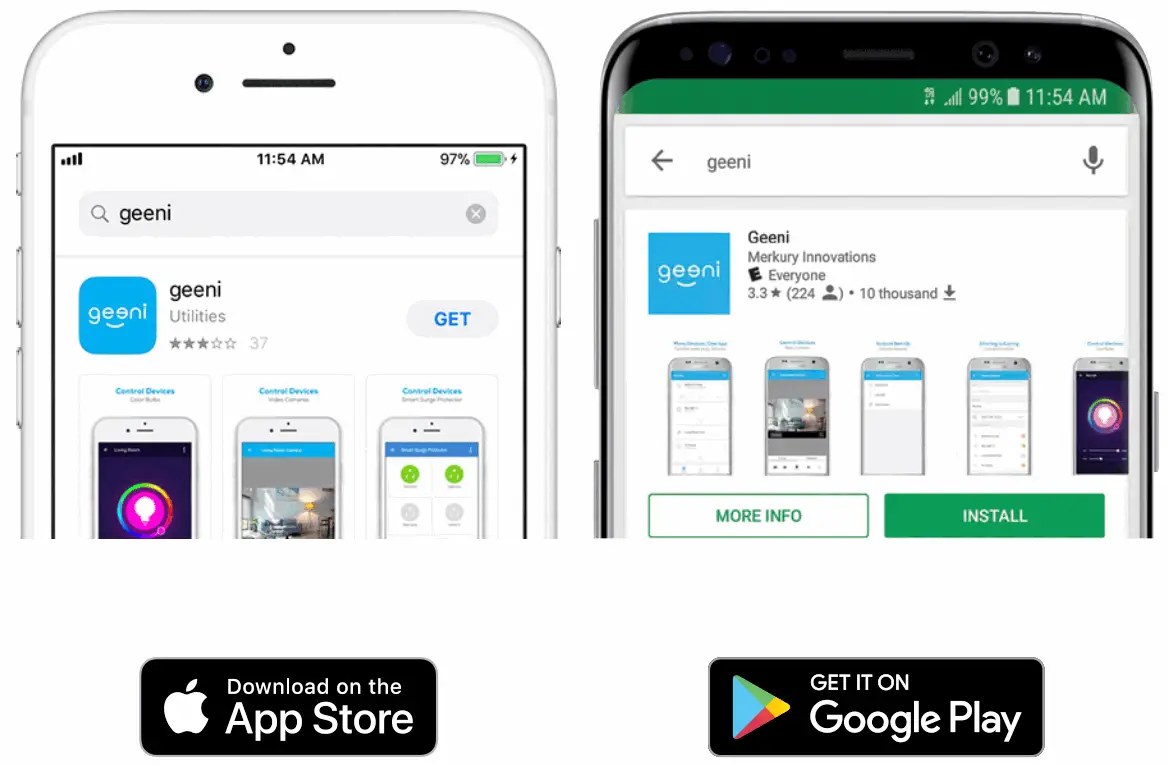 geeni Smart Wi-Fi Plug - Download App