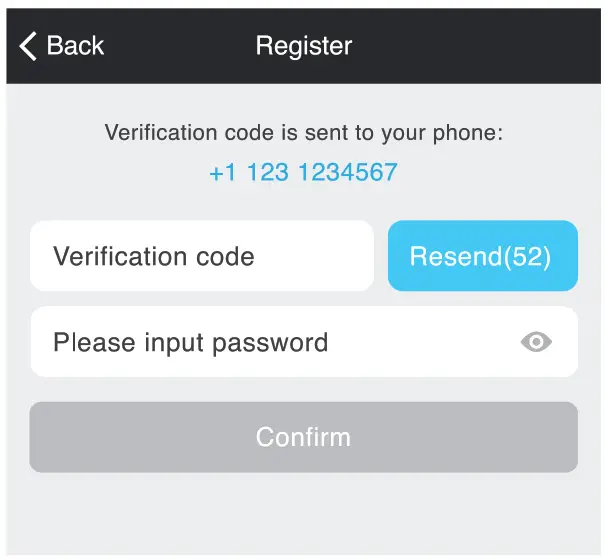 geeni Smart Wi-Fi Plug - Register Verification code