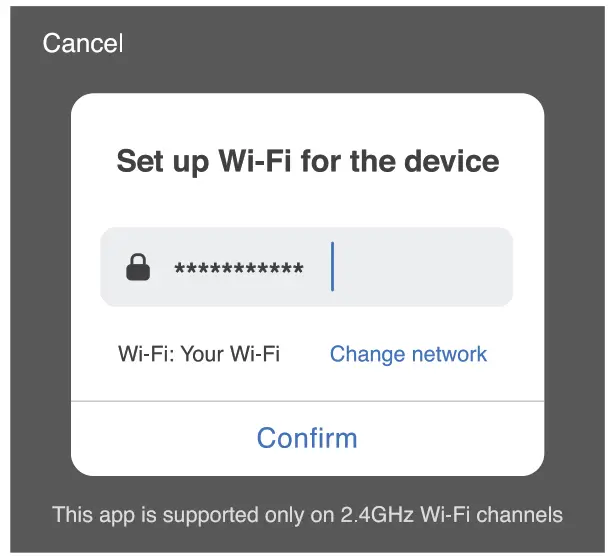 geeni Smart Wi-Fi Plug - Wi-Fi Network and Password