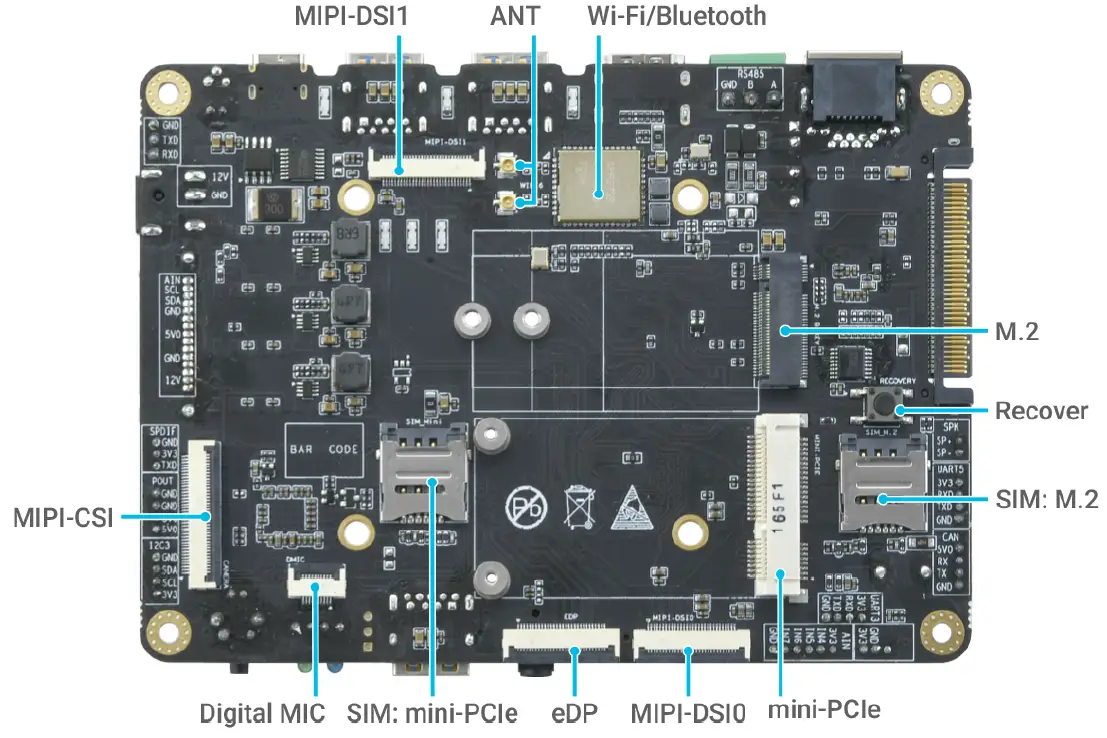 MIXTILE Edge 2 High-Performance Arm64 Single-Board Computer Targeted FIG 3