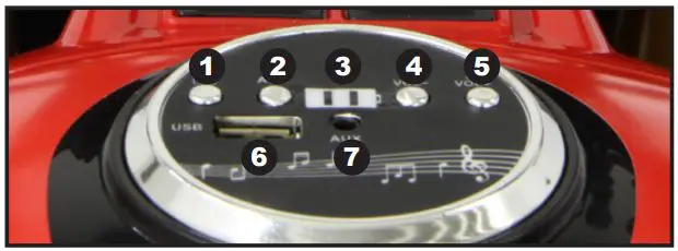 JAMARA 460587 Ride on Aprilia Tuono Motorcycle Instruction Manual - Soundboard