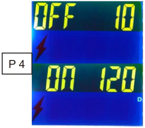 Drok General Programmable Battery Power Display --On this menu
