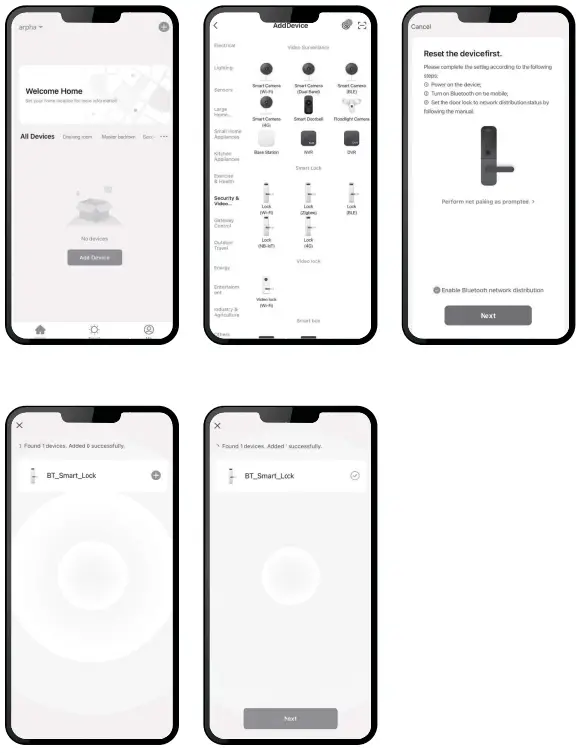Add the device to your app