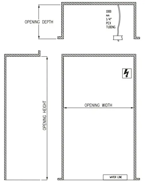 caple CAFF60 Six Compartment Professional Fridge Freezer - figure 11